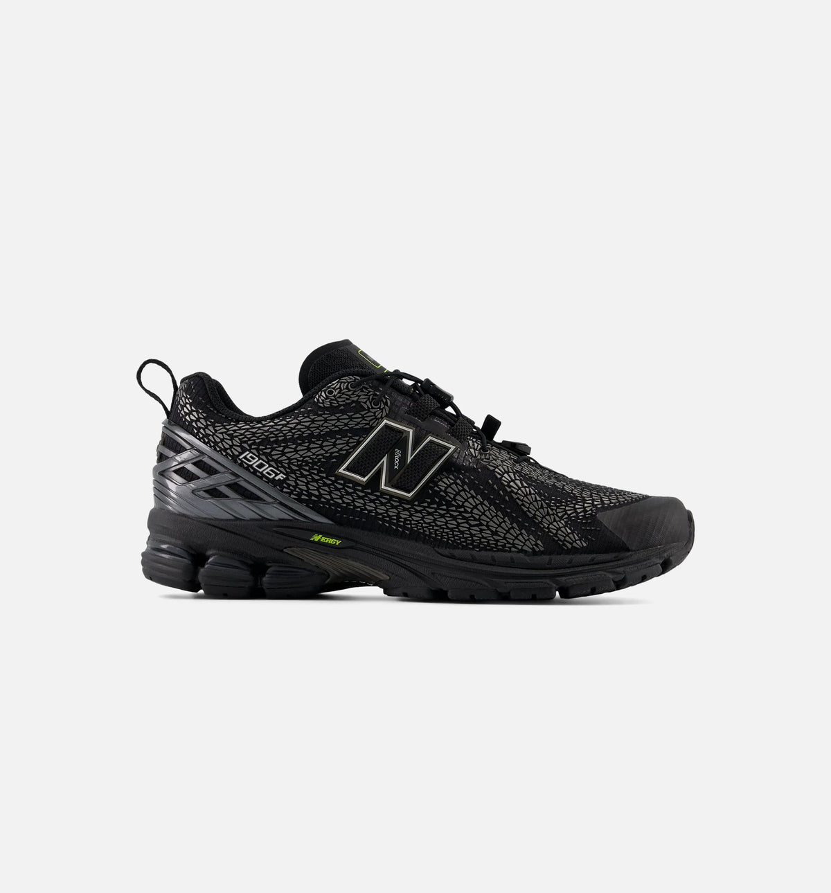 1906F Mens Lifestyle Shoe - Black/Alkaline Green