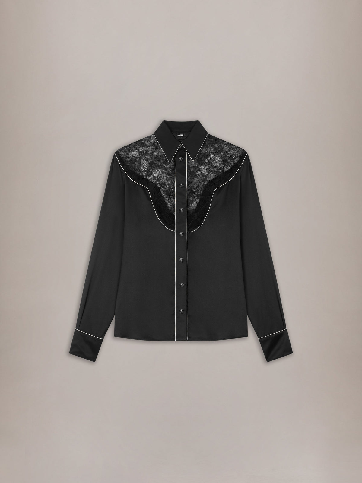 WOMEN - WOMEN'S WESTERN LACE SHIRT - Black