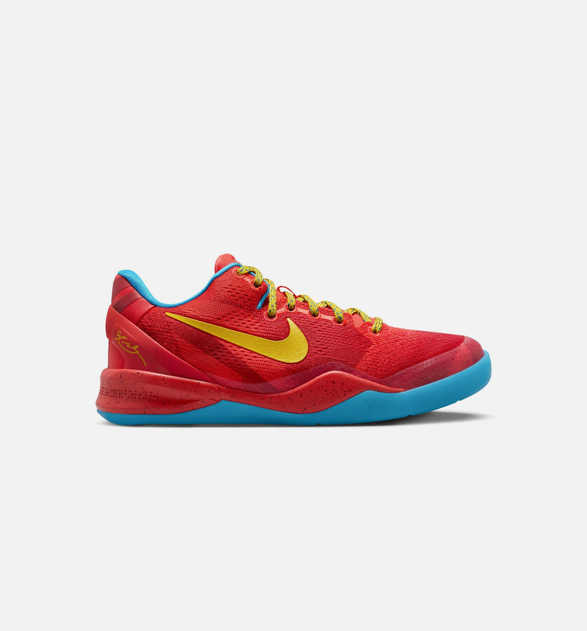 Kobe VIII Protro Year Of The Horse Grade School Lifestyle Shoe - Light Crimson/Bright Citron/Vivid Blue