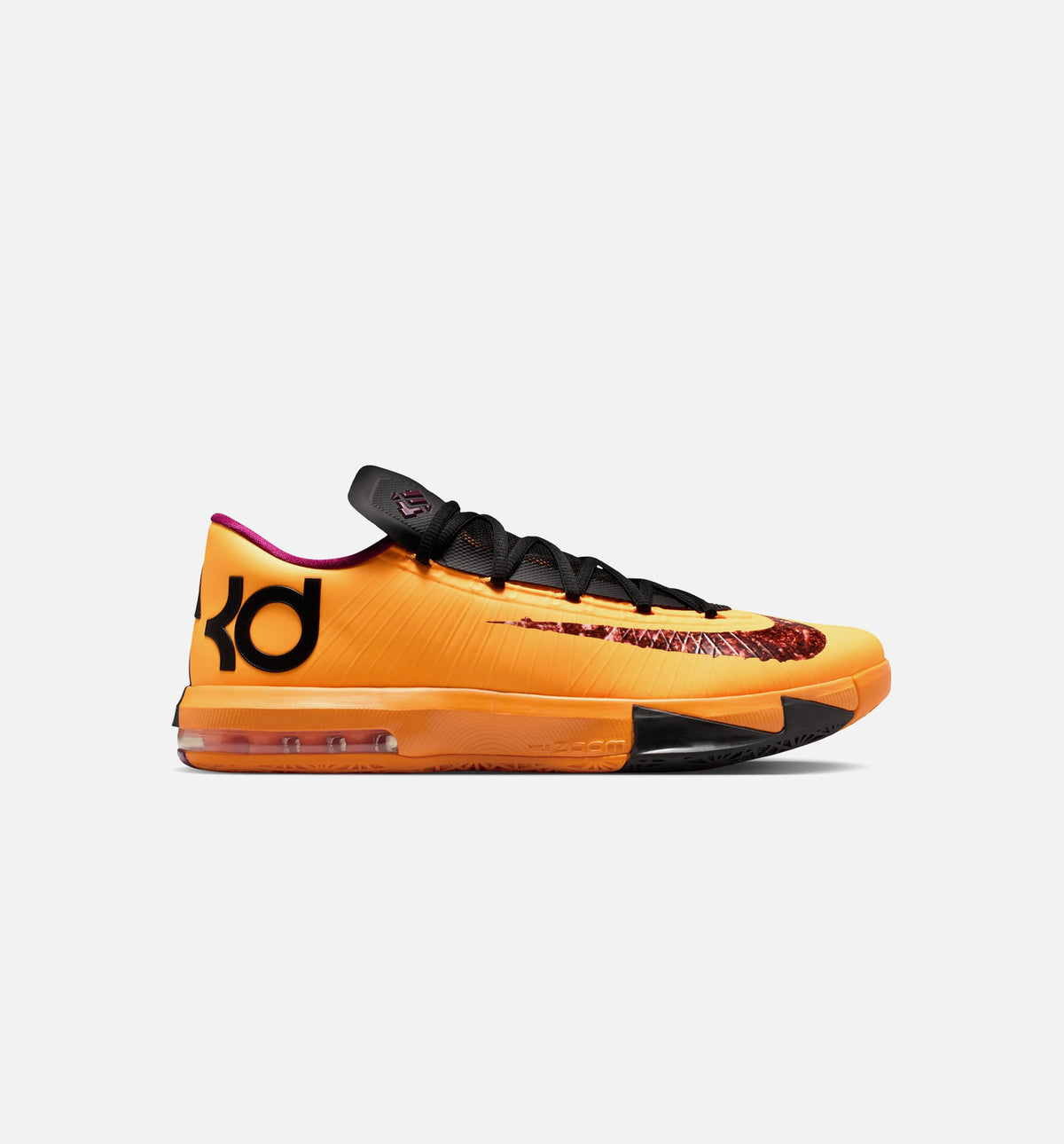 KD 6 Peanut Butter And Jelly Mens Basketball Shoe - Laser Orange/Raspberry Red/Black