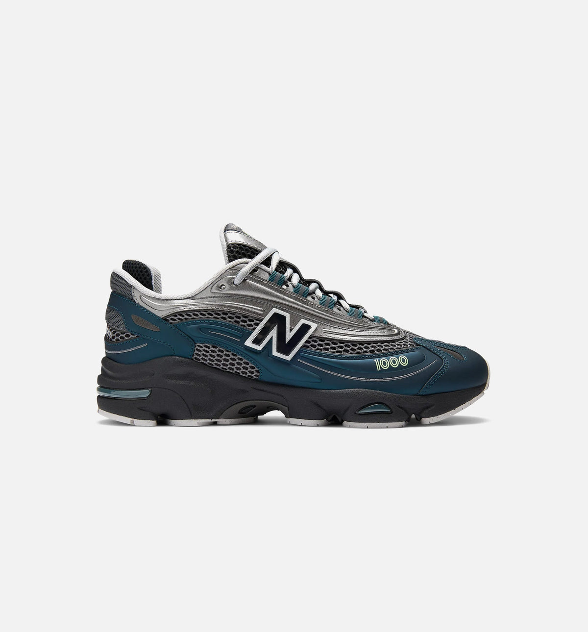 1000 Mens Lifestyle Shoe - Deep Ocean/ Dark Silver Metallic/ Mint Flash