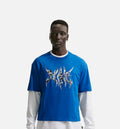 Sportwear Boxy Mens Short Sleeve Shirt - Brilliant Blue