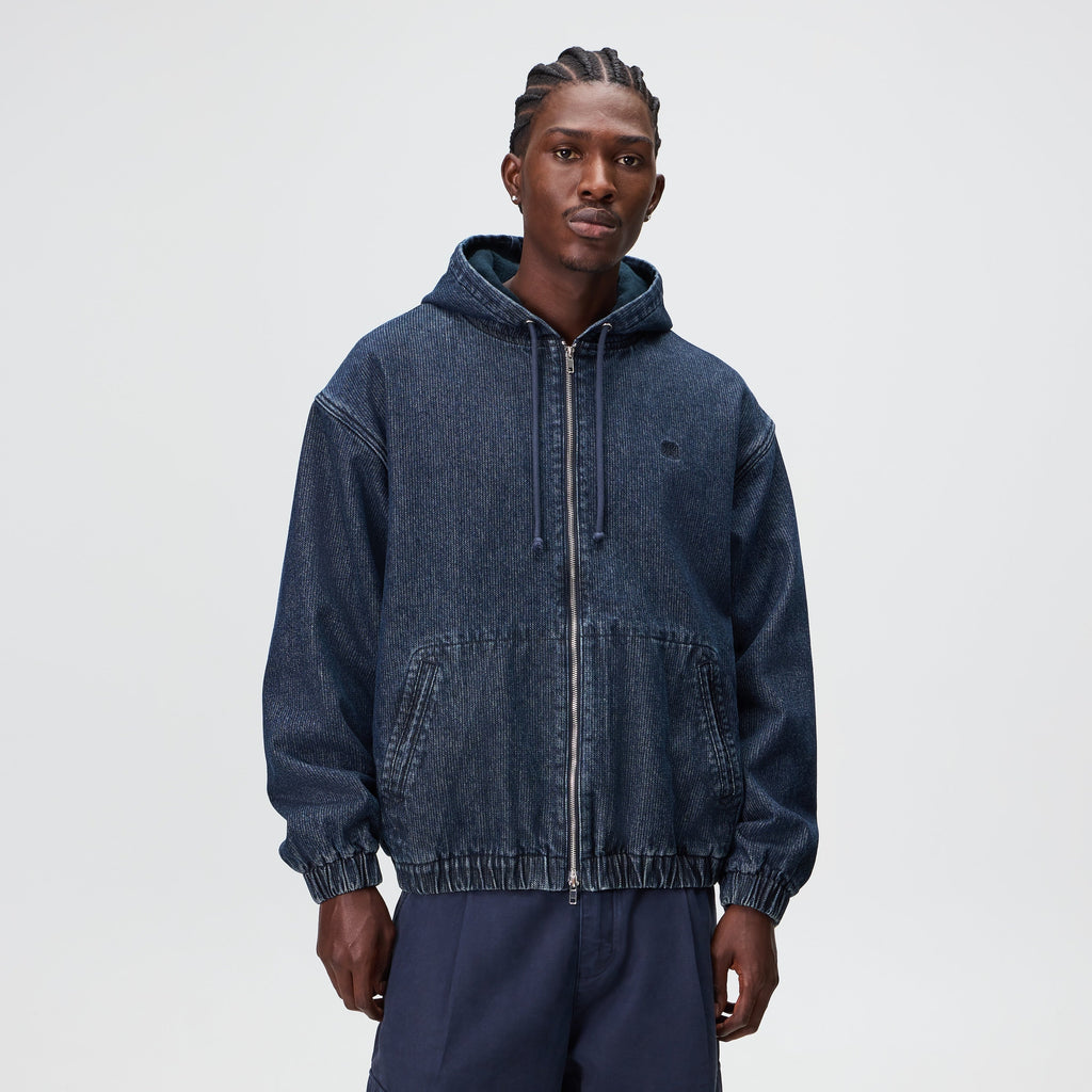 Kith Fleece Lined Denim Nyx Jacket - Indigo