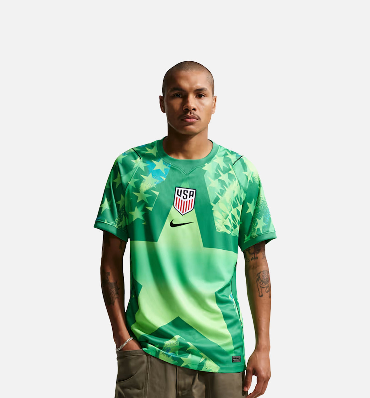 USMNT 2026 Dri-Fit Stadium Goalkeeper Soccer Replica Mens Jersey - Stadium Green/Black