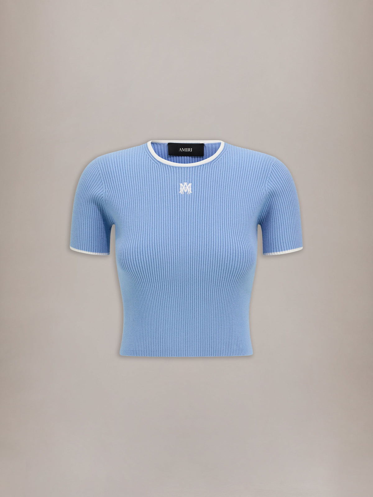 WOMEN - WOMEN'S MA RIB KNIT BABY TEE - Skyline Blue