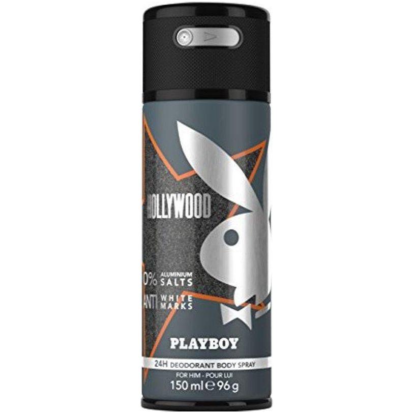 Playboy Hollywood Anti white Marks Deodorant Body Spray men 5 oz