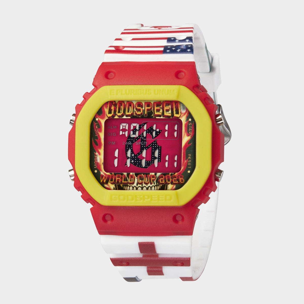 GSWC All Nations Chrono (White/Red)