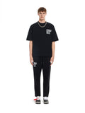 OFF WHITE Motion Arrow Skate T-Shirt BLACK 44MAA120F26J00Y