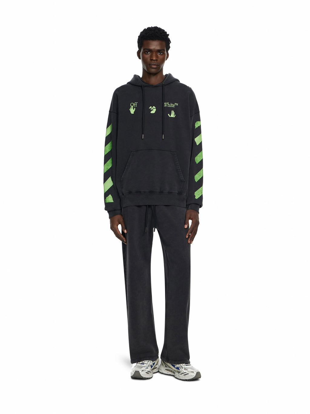 OFF WHITE Bacco Arrow Sweatpants VINTAGE BLACK 44MCH05AF26F001