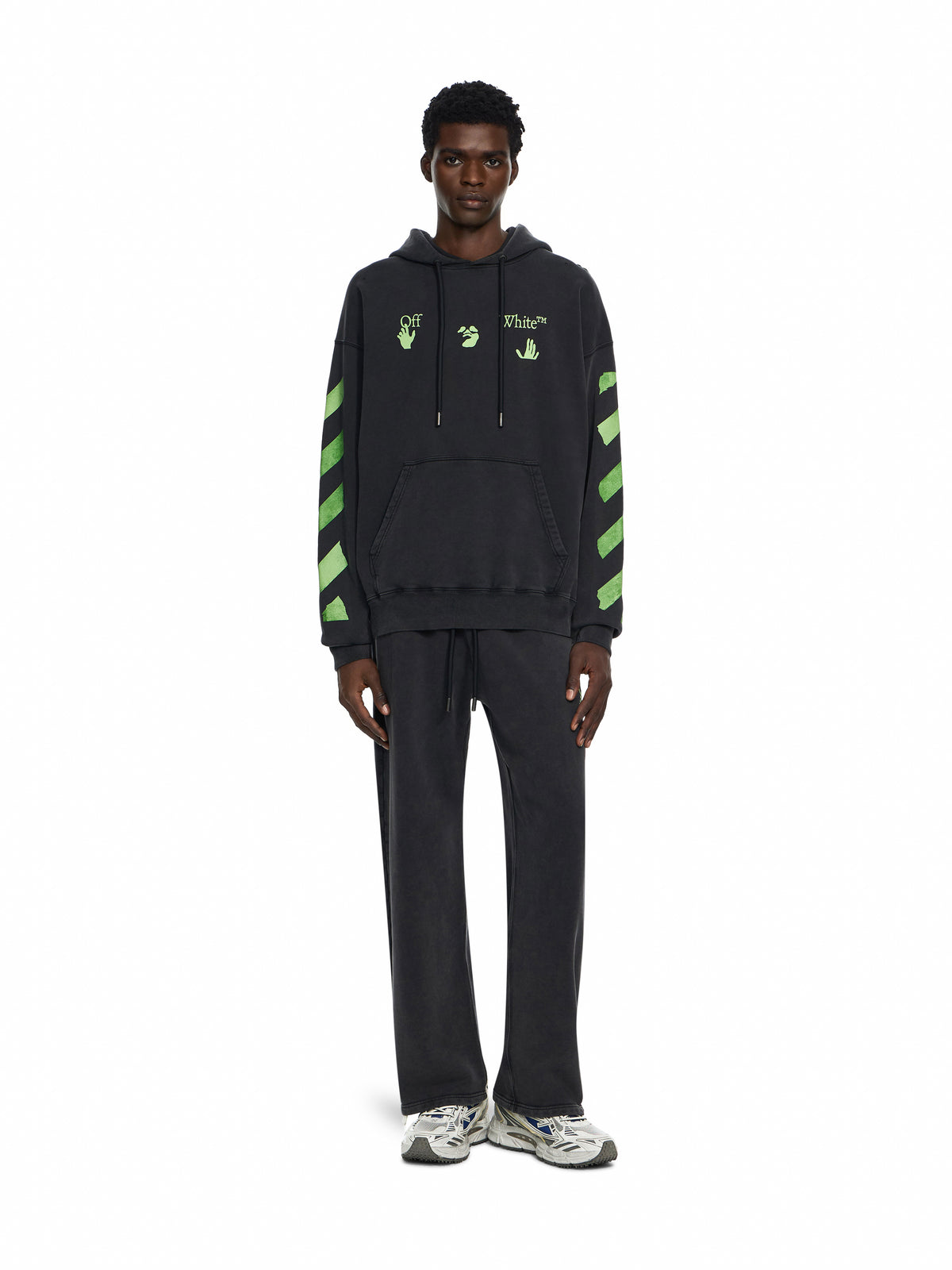 OFF WHITE Bacco Arrow Sweatpants VINTAGE BLACK 44MCH05AF26F001