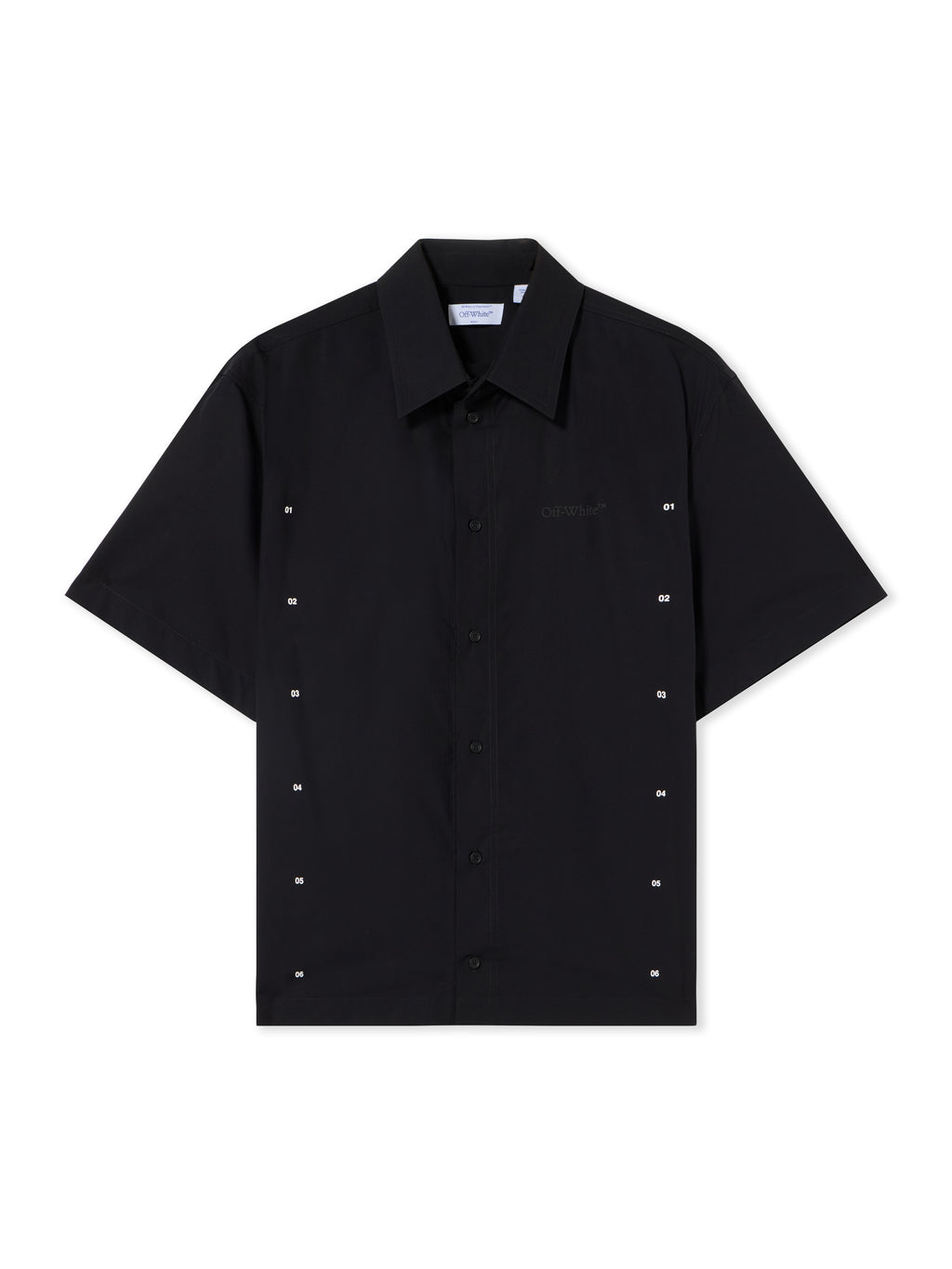 Chakra Arrow Poplin Slim Bowling Shirt