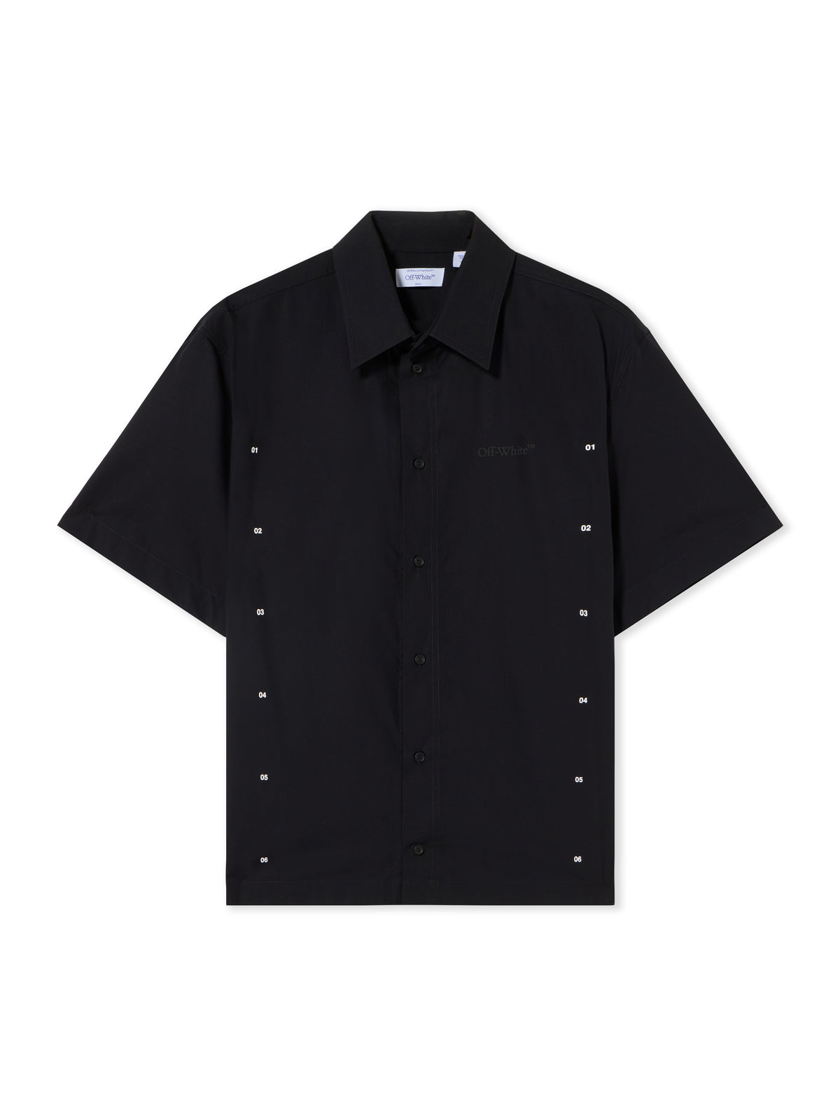 Chakra Arrow Poplin Slim Bowling Shirt