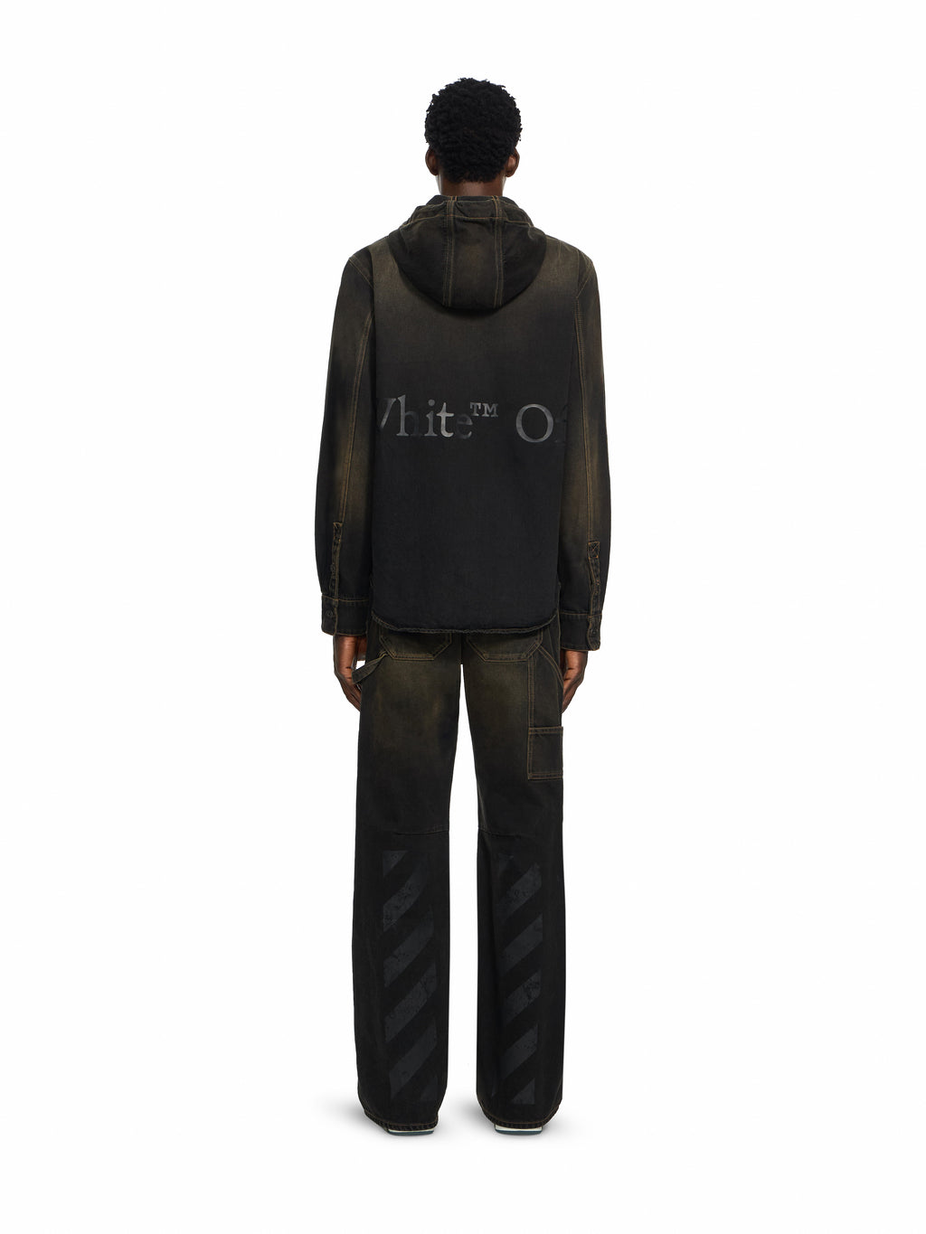 Half Arrow Flare Carpenter Jeans