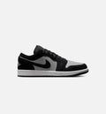 Air Jordan 1 Low Mens Lifestyle Shoe - Black/Light Smoke Grey/White