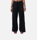 Flight Fleece French Terry Snap Womens Pant - Black/University Red