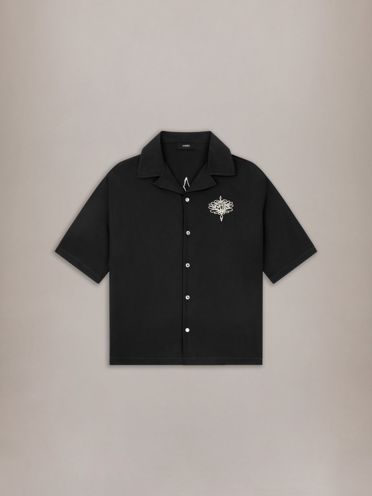 AMIRI LASSO OVERSIZED CAMP SHIRT - Black