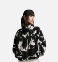 NSW Oversized High Pile Fleece Womens Sweater - Black/Black/Black/Sail