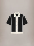 AMIRI PANELS KNIT SHIRT - Black