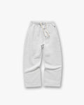 Initial Wide Leg Sweatpants - Ice Grey Marl