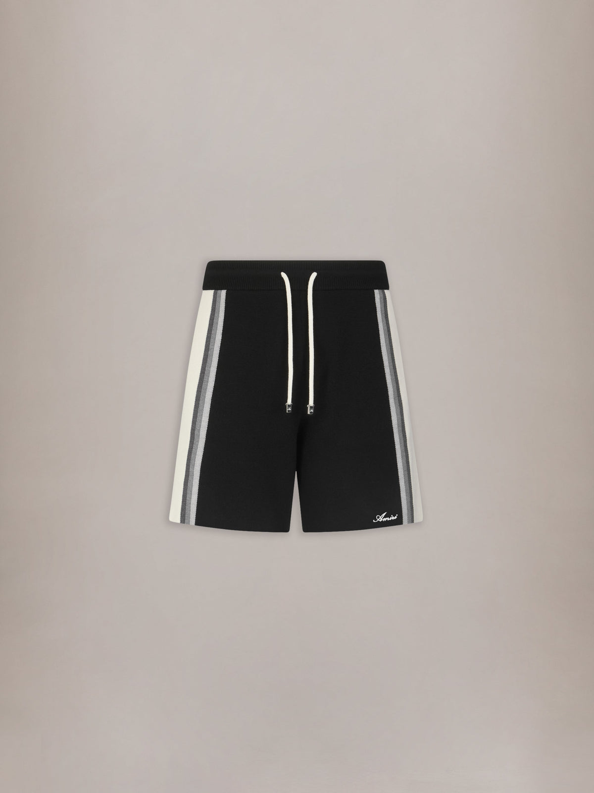 AMIRI PANELS KNIT SHORT - Black