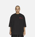 Chavarria Dark Rose Mens Short Sleeve Shirt - Black