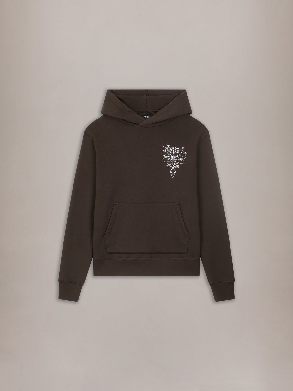 AMIRI LASSO CRYSTAL HOODIE - Husk