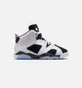 Air Jordan 6 Retro Black And White Preschool Lifestyle Shoe - White/Black Free Shipping