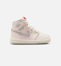 Air Jordan 1 Retro High OG Sail Infant Toddler Lifestyle Shoe - Sail/University Red/Pale Ivory/Coconut Milk/Phantom