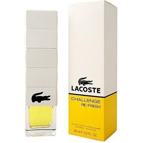 LACOSTE CHALLENGE REFRESH 3.0 oz edt Spray Cologne NEW in BOX