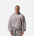 RealTree Fleece Pullover Mens Hoodie - White/Bright Citron