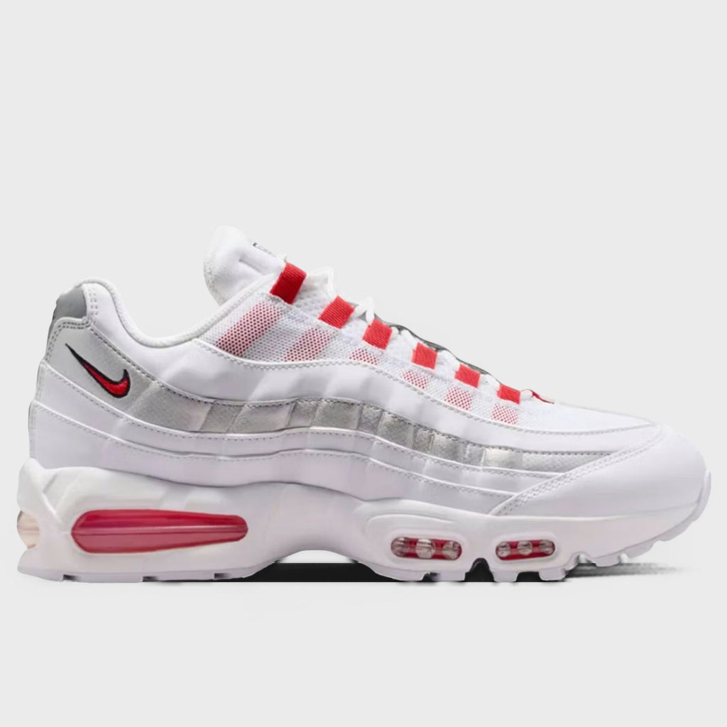 Air Max 95 SE 'England' - White/Speed Red/Metallic Silver/Obsidian