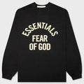 Campus 90s Long Sleeve Tee - Faded Black