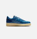 Air Force 1 Retro Patent Denim Mens Lifestyle Shoe - Coastal Blue/Natural/Flax/Coastal Blue