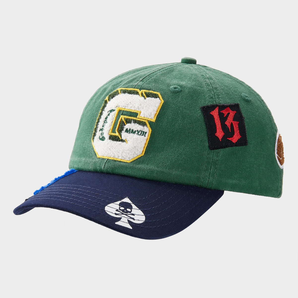 Rugby Home Team Dad Hat (Green/Navy)