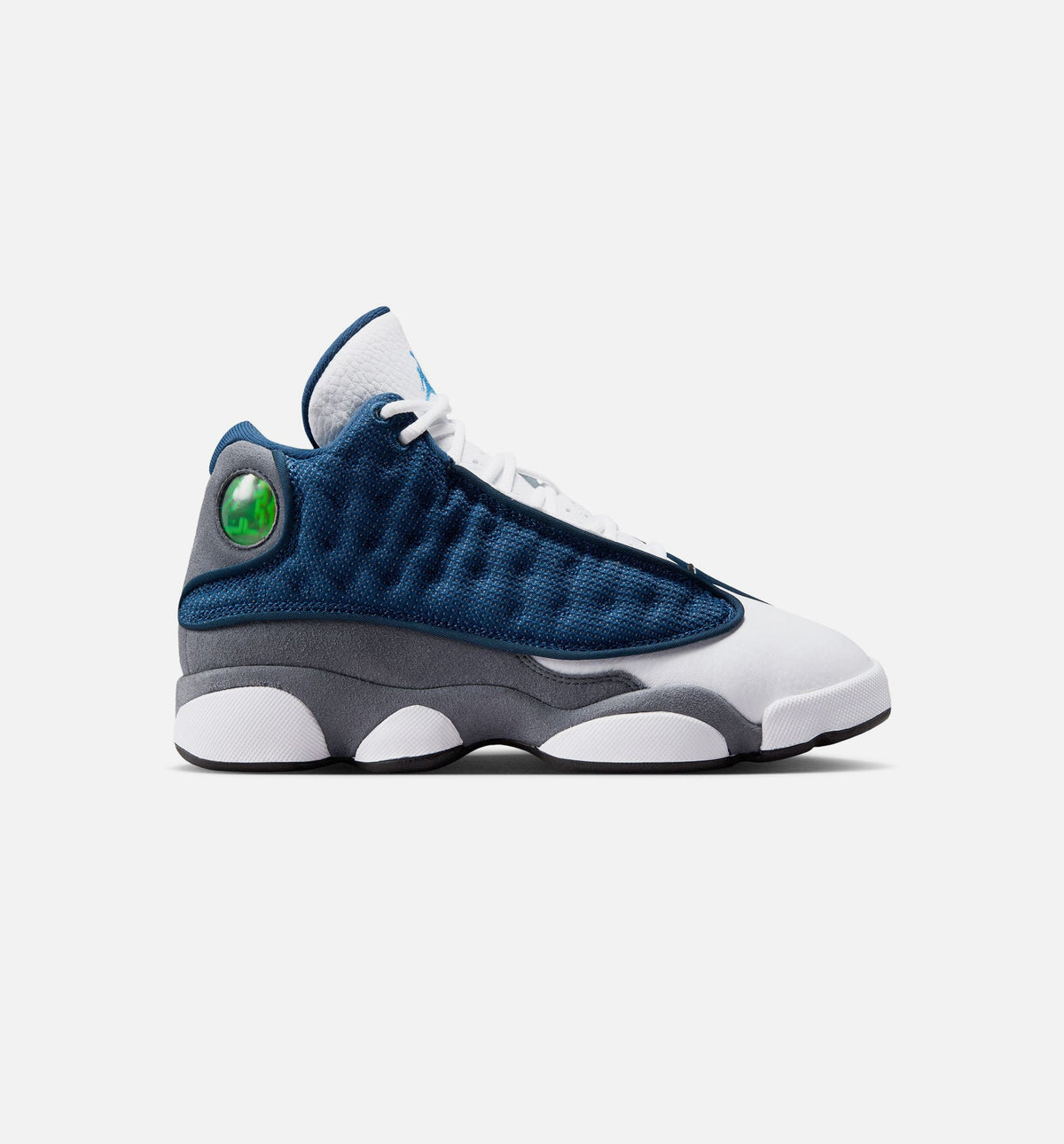 Air Jordan 13 Retro Navy And Flint Grey Grade School Lifestyle Shoe - Navy/University Blue/Flint Grey/White Free Shipping