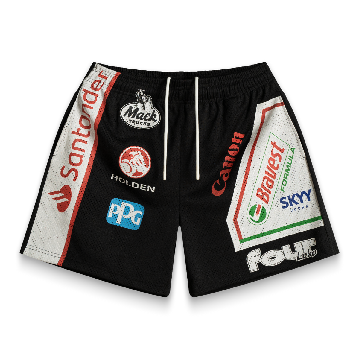 Black Sponsor Shorts
