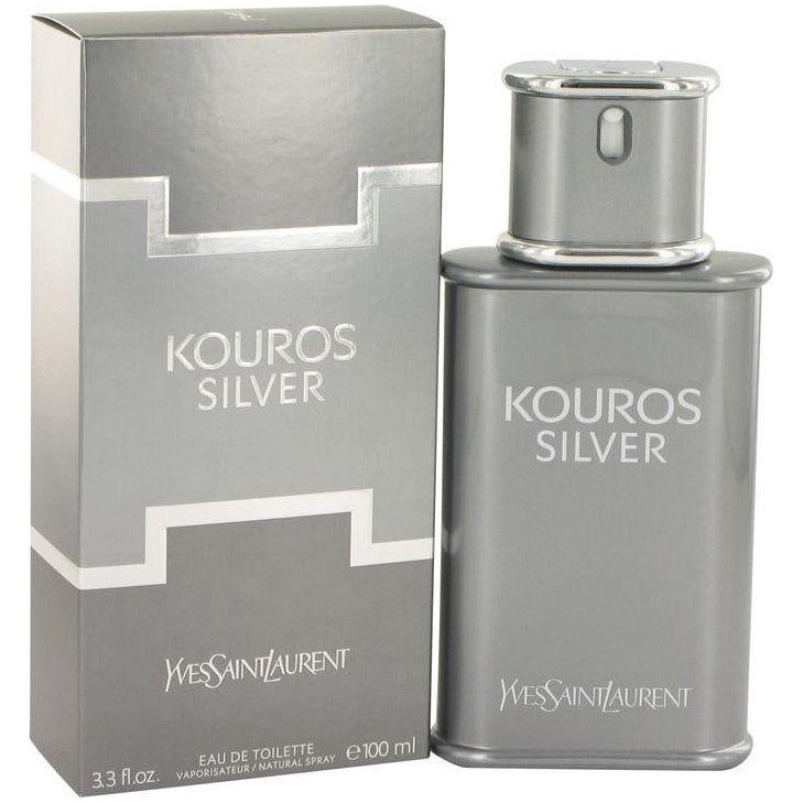 KOUROS SILVER by Yves Saint Laurent 3.3 EDT MEN 3.4 oz YSL New in Box