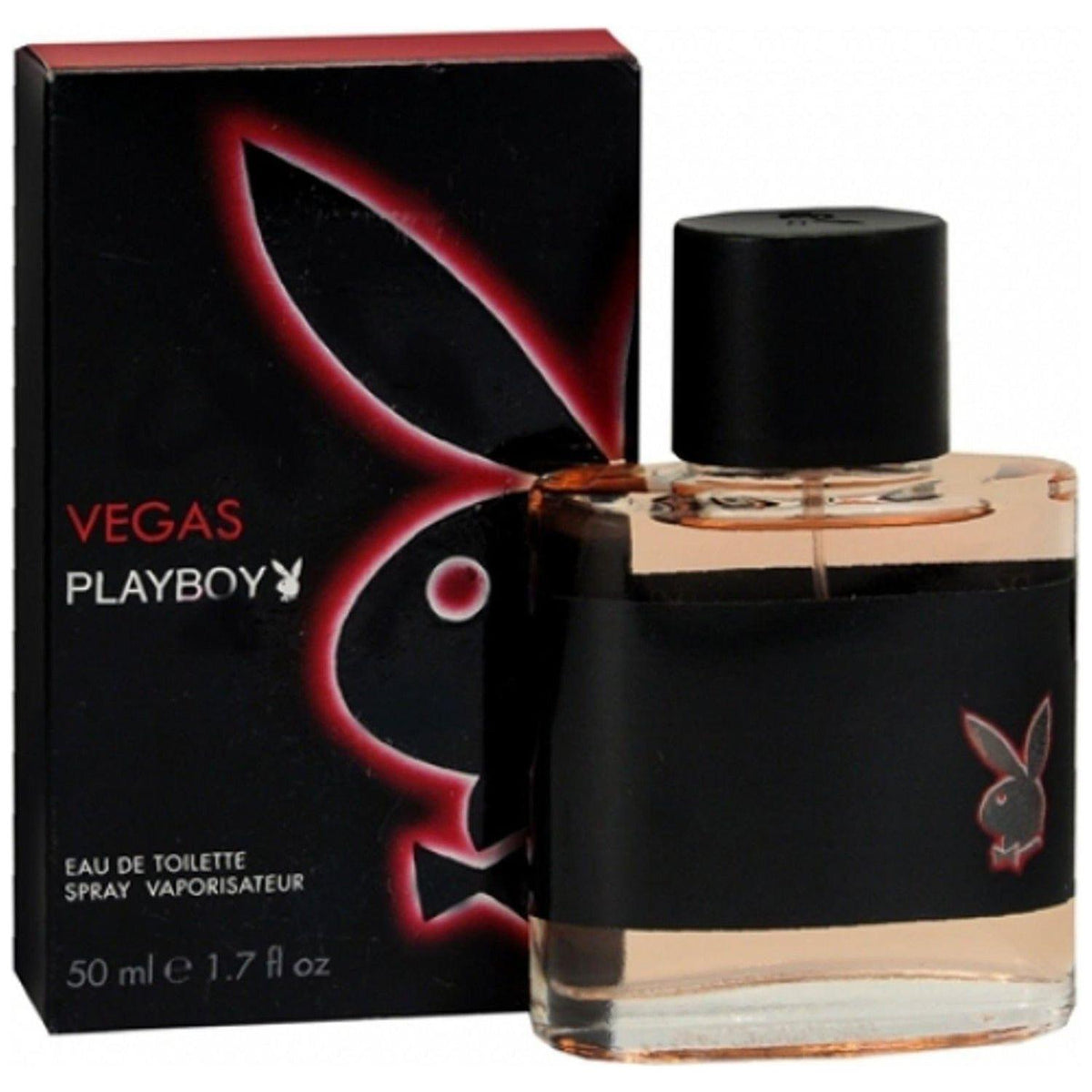 PLAYBOY VEGAS by Coty 3.3 / 3.4 oz EDT Cologne for Men New In Box