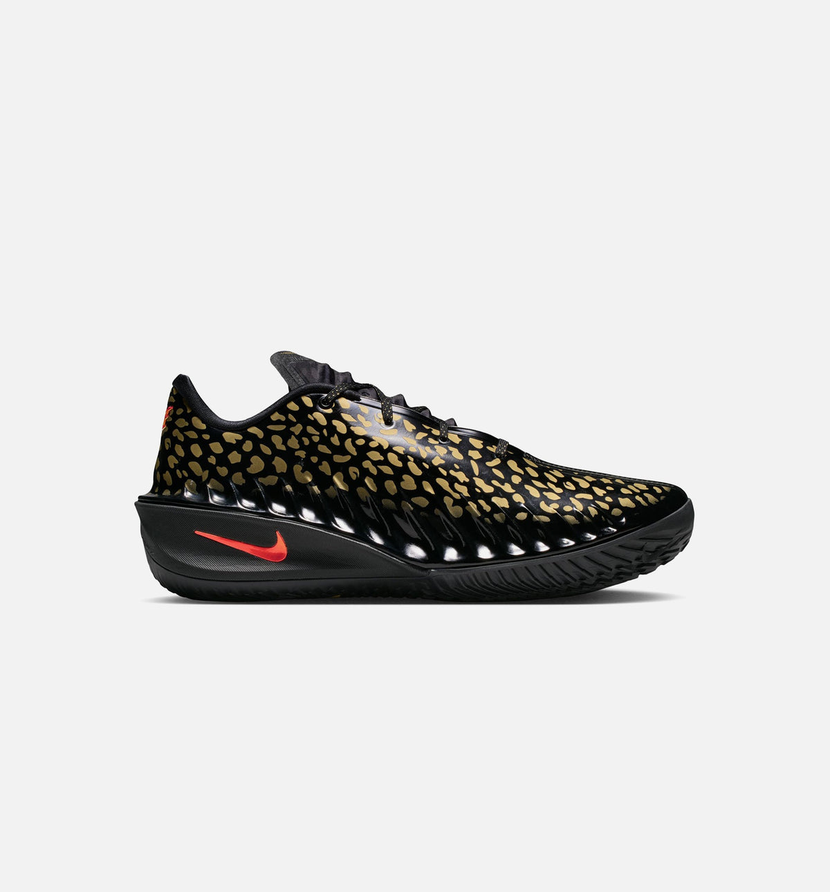 G.T Cut 4 Victor Wembanyama Mens Basketball Shoe - Black/Bright Crimson/Metallic Gold