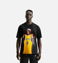 Kobe Bryant 1996 Draft Pack Mens Short Sleeve Shirt - Black/Yellow