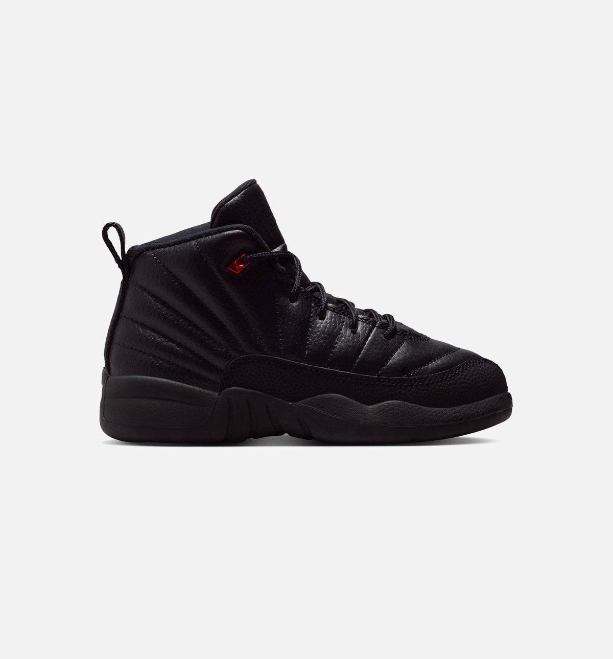 Air Jordan 12 Retro Bloodline Preschool Lifestyle Shoe - Black/Varsity Red Free Shipping