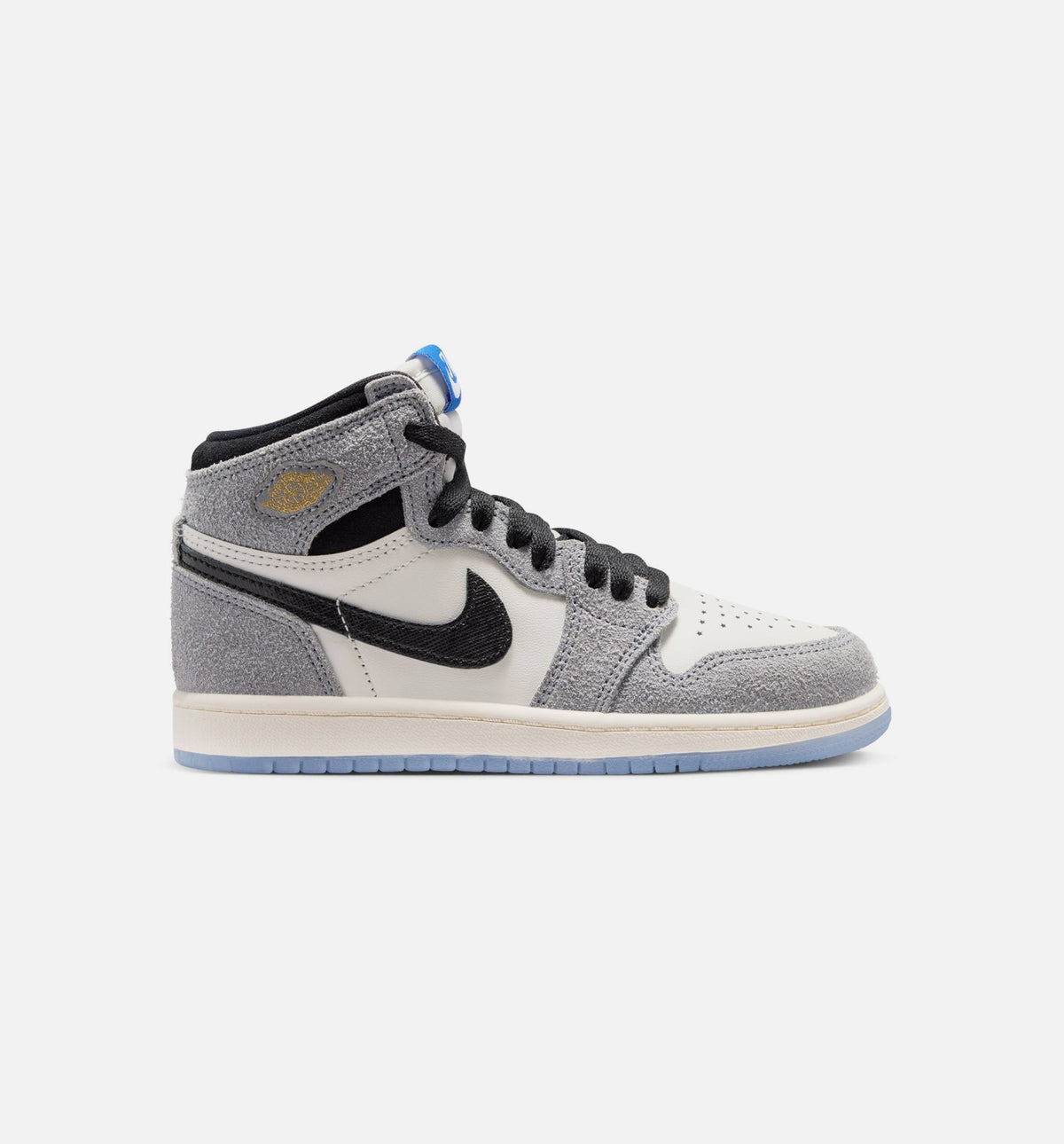 Air Jordan 1 Retro High OG Cool Grey Preschool Lifestyle Shoe - Cool Grey/Black/Sail/Game Royal