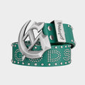 Forged GS Studded Belt (Teal)