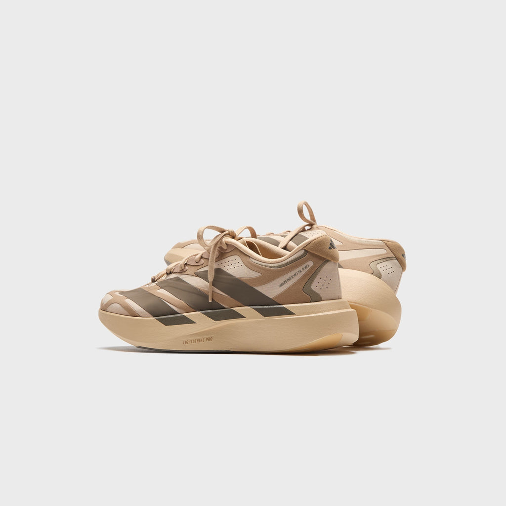 adidas Adizero Evo SL Exo Suede - Magic Beige / Cargo Brown / Cardboard