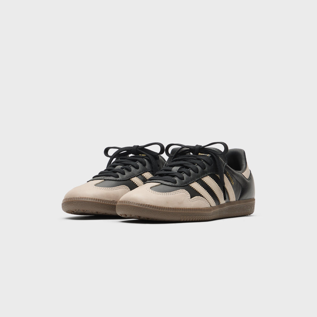 adidas WMNS Samba OG - Core Black / Wonder Beige / Gold Metallic