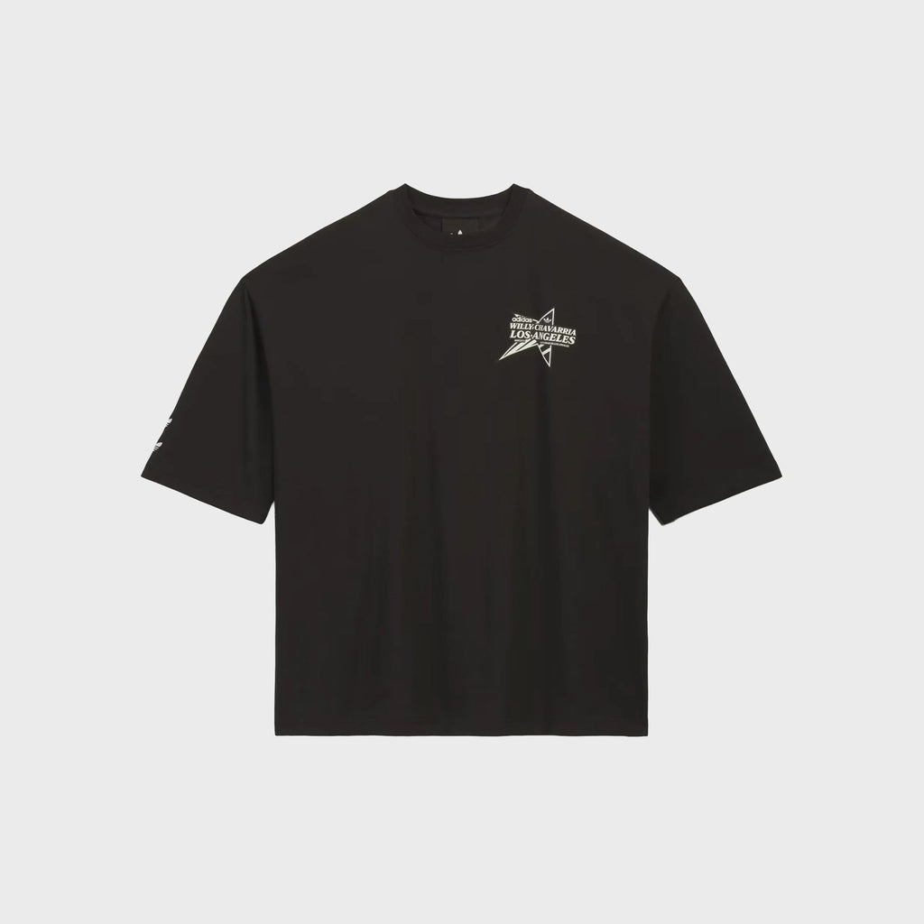 adidas x Willy Chavarria Star Logo Short Sleeve Tee - Black