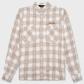 Bleach Bandana Patch Flannel - Light Camel