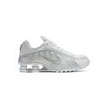 Nike Shox R4 (White/White-Metallic Silver-Max Orange)