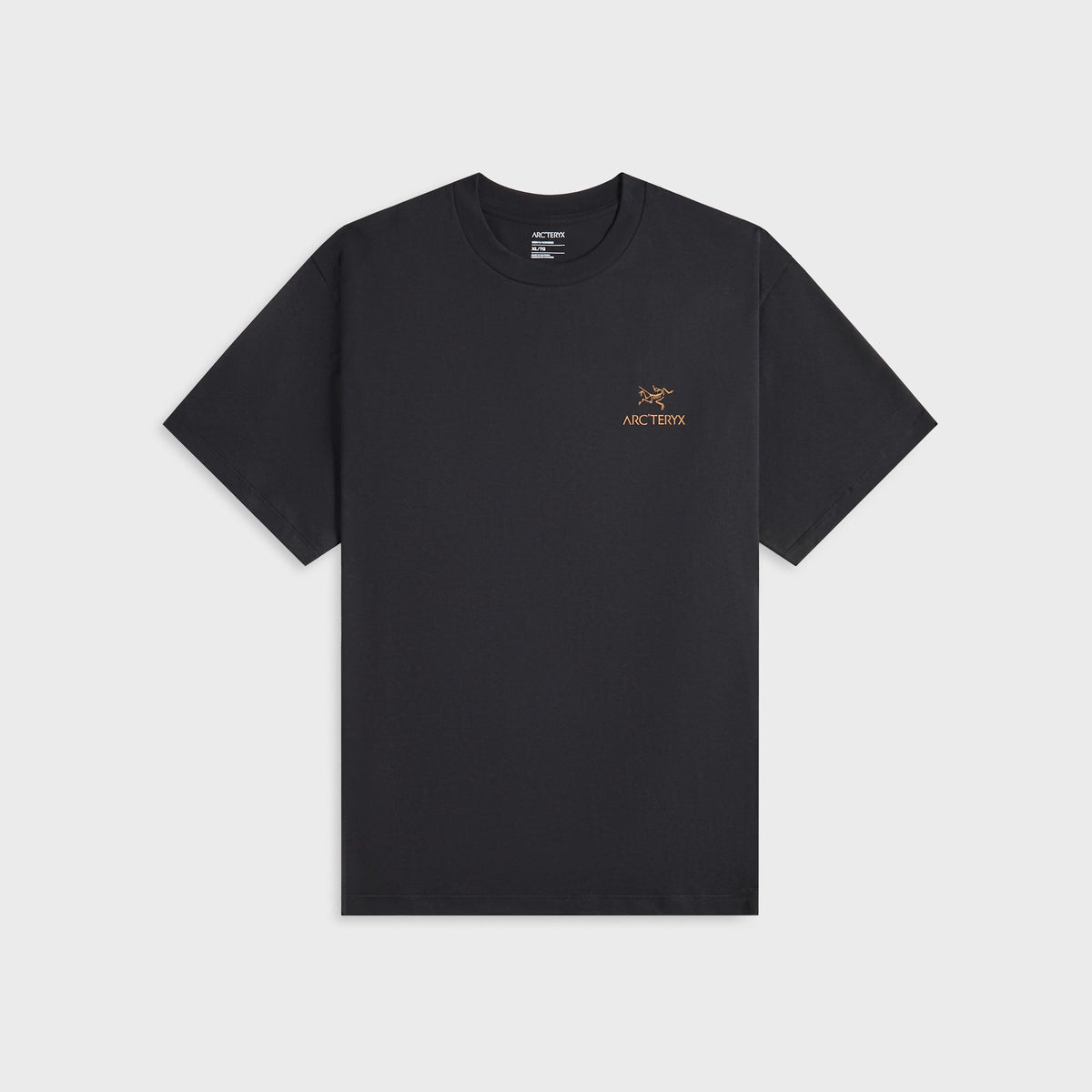 Arc'teryx Kragg SL Cotton Bird Word Short Sleeve Tee - 24K Black
