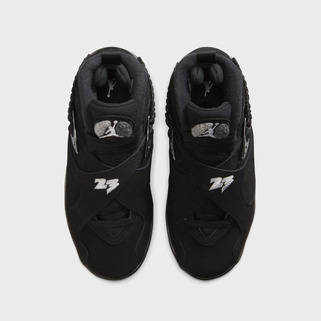 Jordan GS Air Jordan 8 Retro - Black / Light Graphite / White